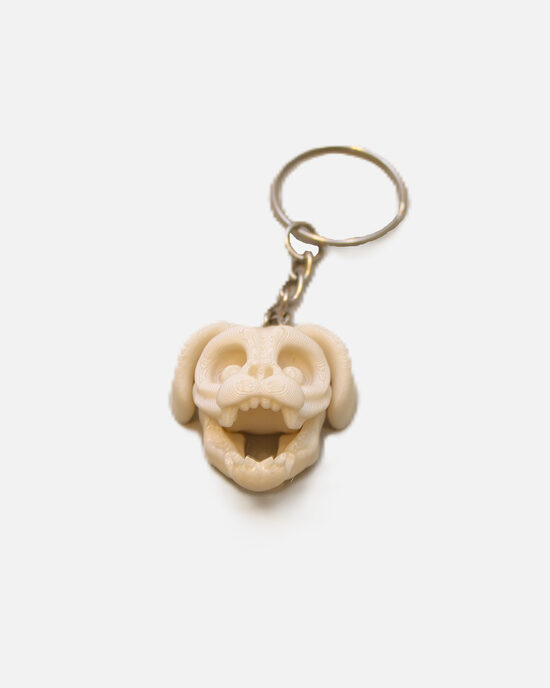 Suņa skeletgalvas piekariņš